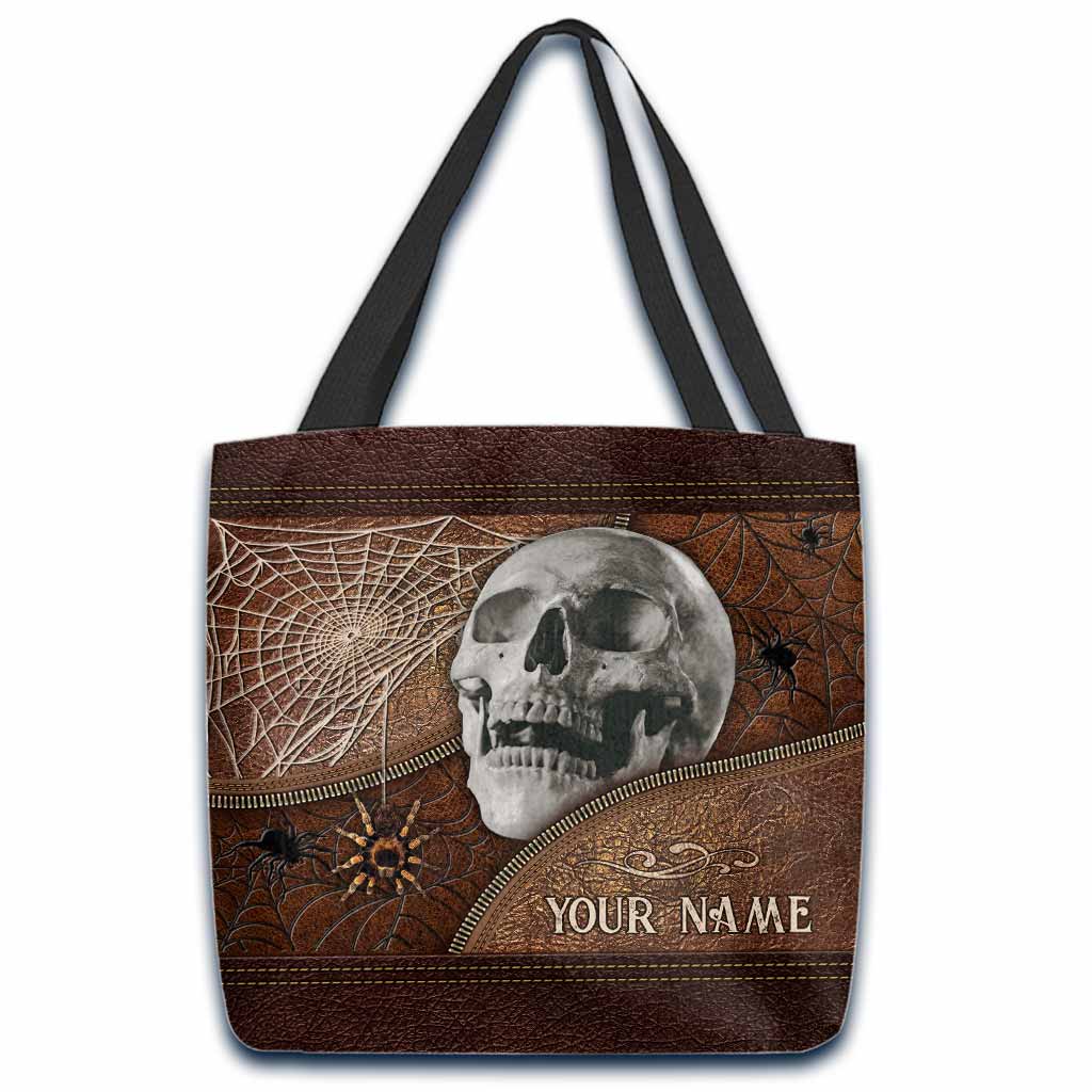 Halloween Vibes - Skull Personalized Tote Bag