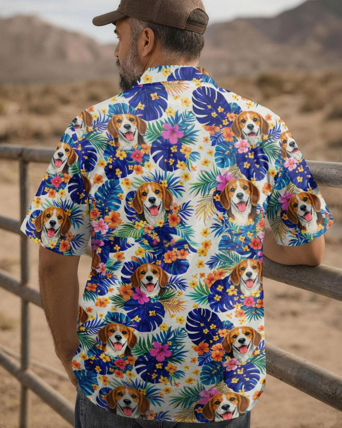 BEAGLE TROPICAL HAWAIIAN SHIRT - TLTW0604261