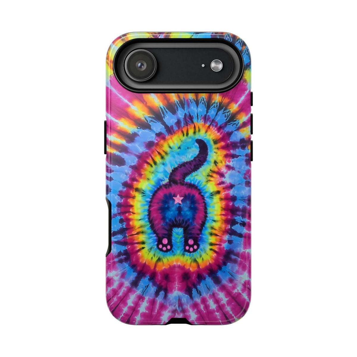 CAT COLORFUL SWIRL PATTERN PHONE CASE - TLTW1404263