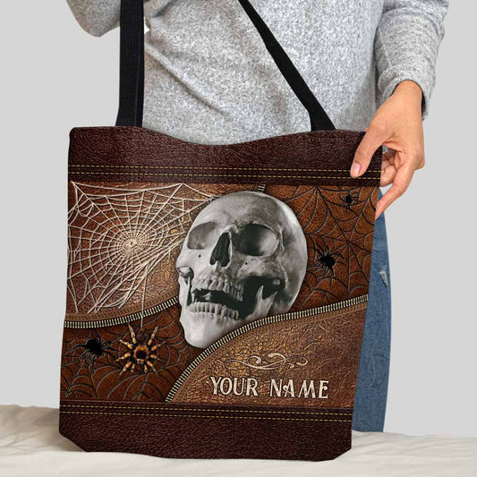Halloween Vibes - Skull Personalized Tote Bag