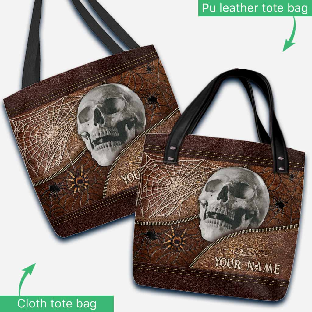 Halloween Vibes - Skull Personalized Tote Bag