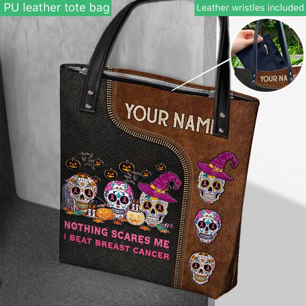Trick Or Treat Halloween - Skull Personalized Tote Bag