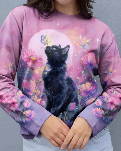 WHISPER WORDS OF WISDOM LET IT BE CAT ALL OVER PRINT  - TLHG2304262