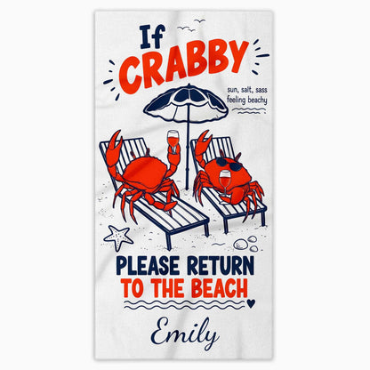 Personalized Microfiber Beach Towel Custom Name Gift for Women Beach Towels GradoCreations