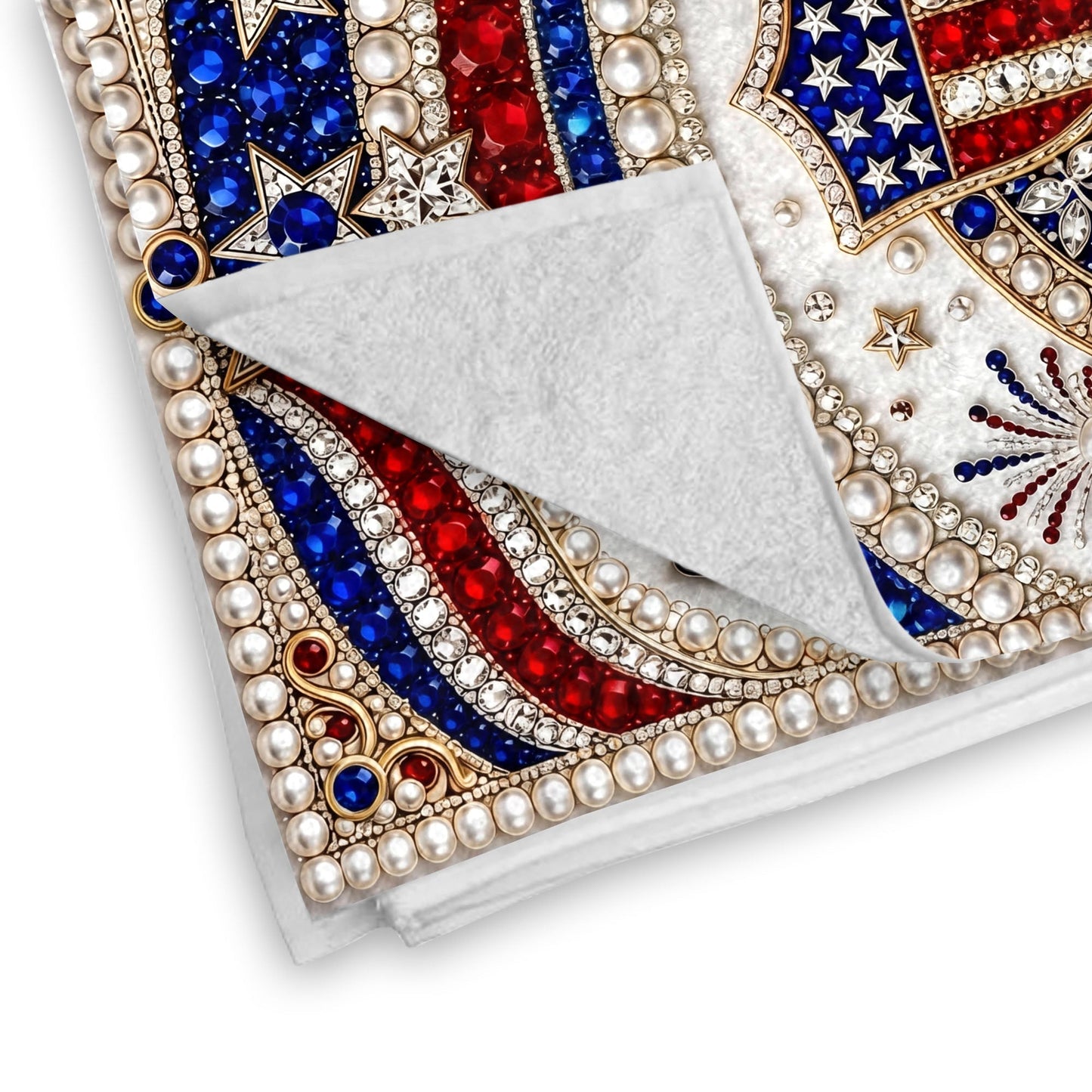 Personalized Microfiber Beach Towel USA Flag Gift Custom Name Beach Towels GradoCreations