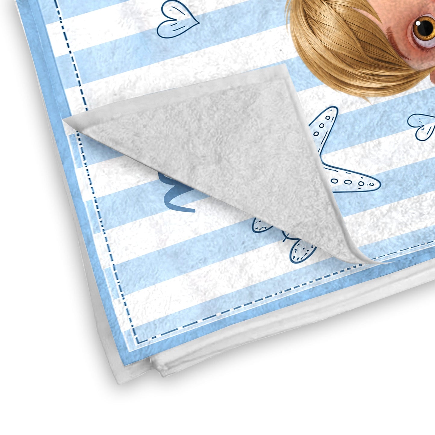 Personalized Beach Towel for Kids Custom Name Colorful Sea Animals Beach Towels GradoCreations