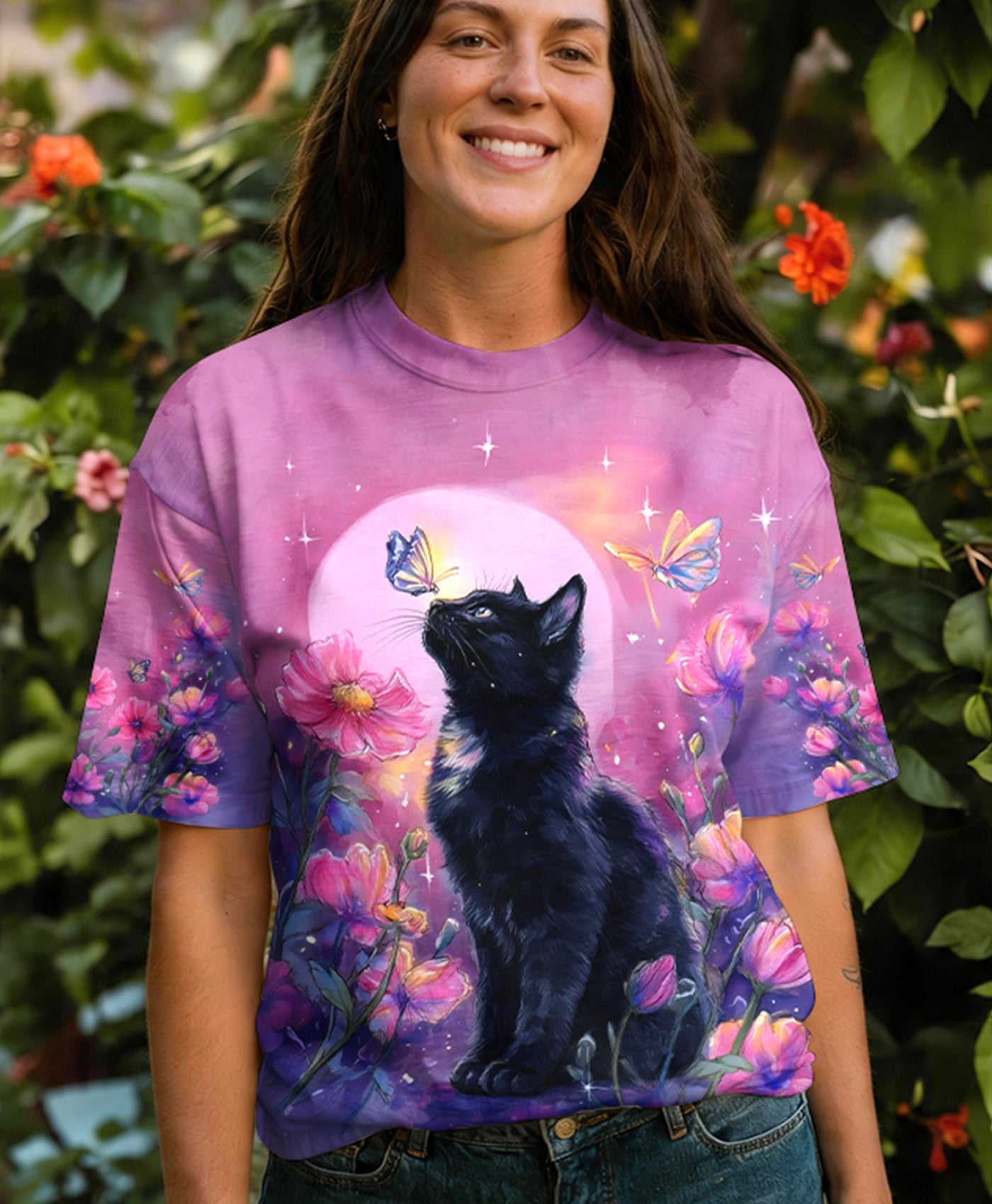 WHISPER WORDS OF WISDOM LET IT BE CAT ALL OVER PRINT  - TLHG2304262