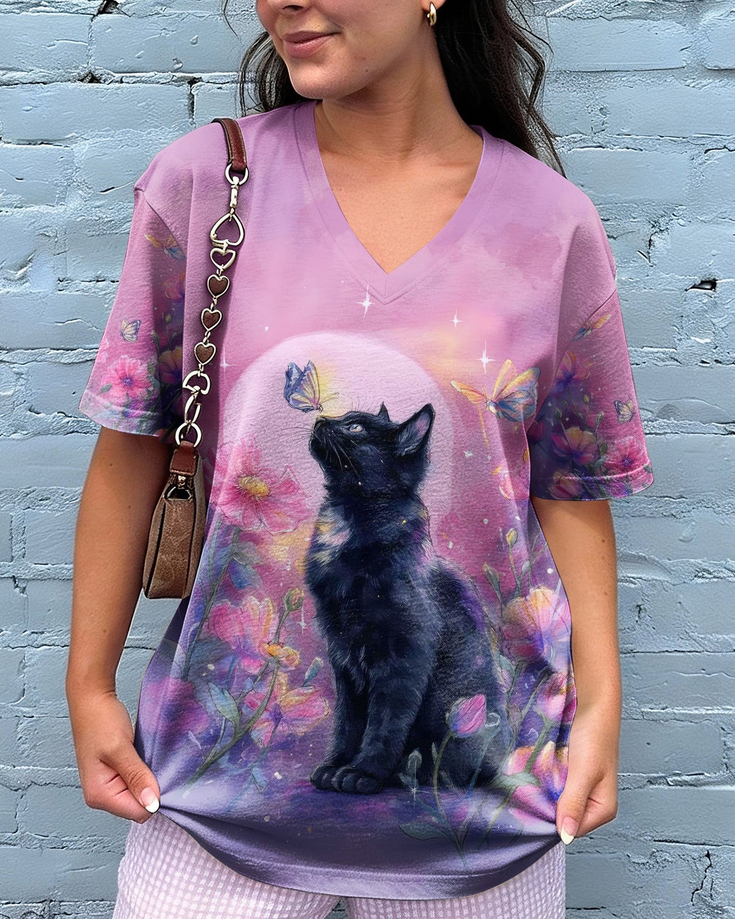 WHISPER WORDS OF WISDOM LET IT BE CAT ALL OVER PRINT  - TLHG2304262