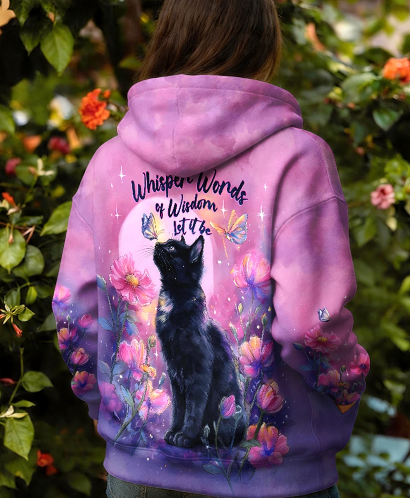 WHISPER WORDS OF WISDOM LET IT BE CAT ALL OVER PRINT  - TLHG2304262