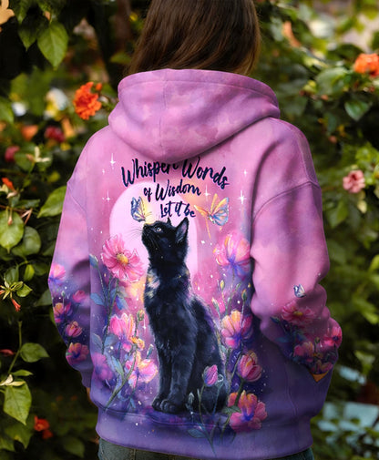 WHISPER WORDS OF WISDOM LET IT BE CAT ALL OVER PRINT  - TLHG2304262