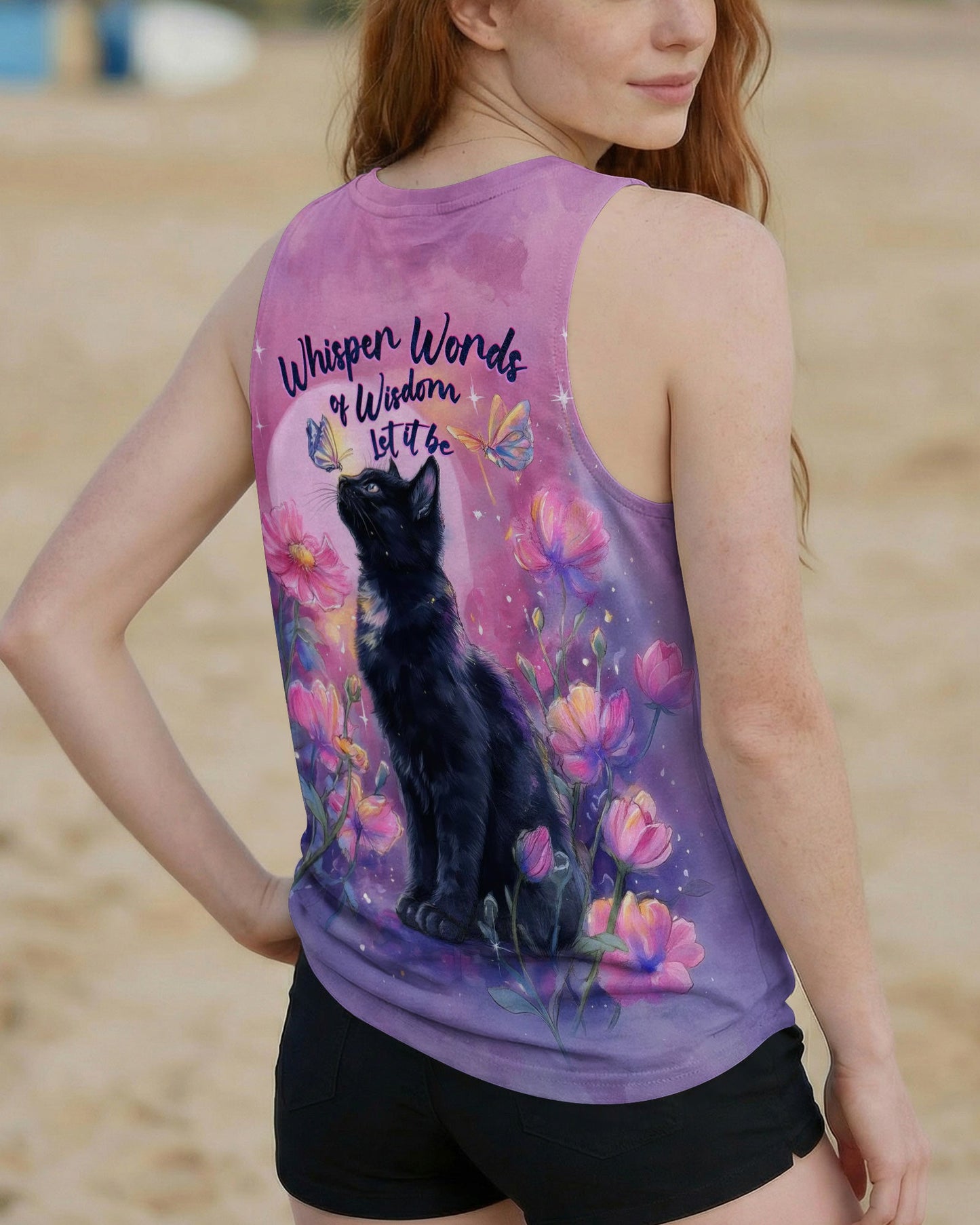 WHISPER WORDS OF WISDOM LET IT BE CAT ALL OVER PRINT  - TLHG2304262